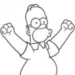 Desenhos para colorir Simpsons