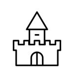 Desenhos para colorir Castelos