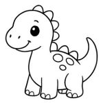 Desenhos para colorir Dinossauros